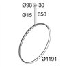 Delta Light SUPERLOOP VR 120 SBL Suspension lamp
