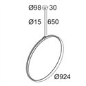 Delta Light SUPERLOOP VR 90 SBL Hanglamp