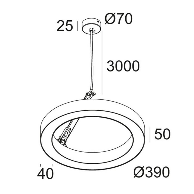 Delta Light SUPER-OH! XS 39 C DIM8 Hanglamp