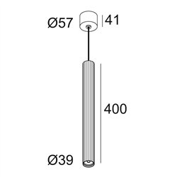 Delta Light HEDRA 391 C Suspension lamp
