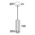 Delta Light HEDRA 451 C DIM8 Hanglamp