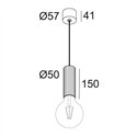 Delta Light HEDRA 451 C E27 Hanglamp