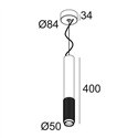 Delta Light PUNK 451 C DIM8 Hanglamp