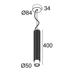 Delta Light PUNK 452 C DIM8 Suspension lamp