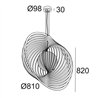 Delta Light SOIREE RC 81 E27 OPAL Suspension lamp