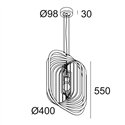Delta Light SOIREE SC 4055 E27 Hanglamp