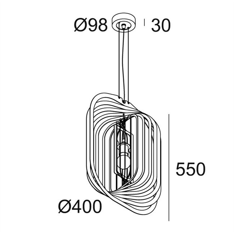 Delta Light SOIREE SC 4055 E27 Hanglamp