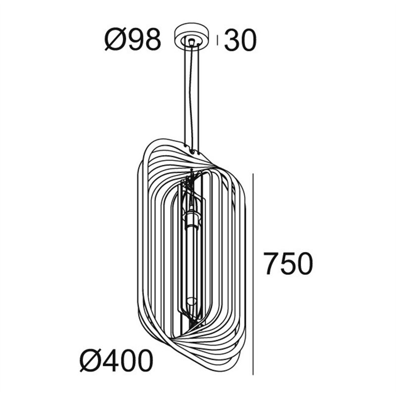 Delta Light SOIREE SC 4075 E27 Hanglamp