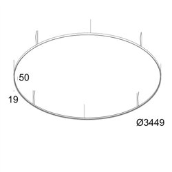 Delta Light SUPERLOOP HC 350 SBL Suspension lamp