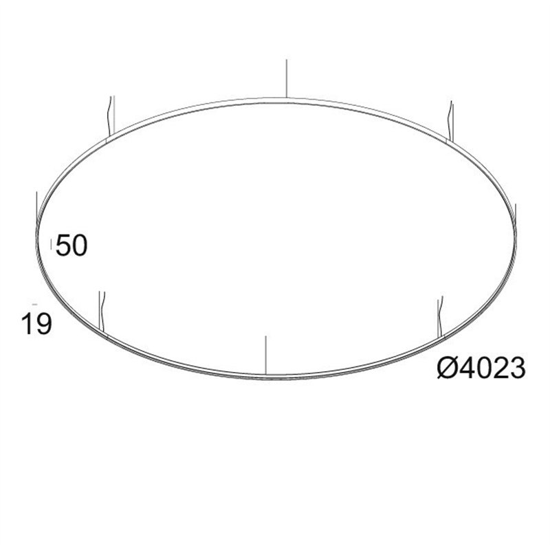 Delta Light SUPERLOOP HC 400 SBL Hanglamp