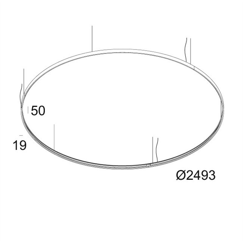 Delta Light SUPERLOOP HC 250 MDL Hanglamp