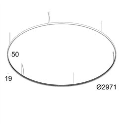 Delta Light SUPERLOOP HC 300 MDL Suspension lamp