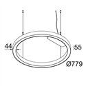 Delta Light SUPER-OH! SLIM 80 C SBL DOWN-UP Hanglamp