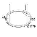 Delta Light SUPER-OH! SLIM 120 C SBL DOWN-UP Hanglamp