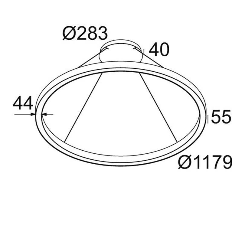 Delta Light SUPER-OH! SLIM 120 HP CS SBL DOWN-UP Hanglamp
