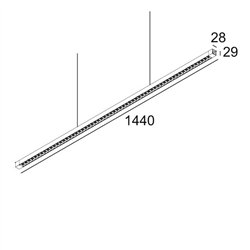 Delta Light INFORM SQ P144-5 DOWN-UP Suspension lamp