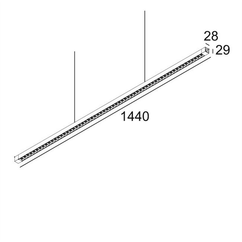 Delta Light INFORM SQ P144-5 DOWN-UP Hanglamp