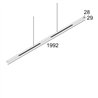Delta Light INFORM SQ P200-4 DOWN-UP Suspension lamp