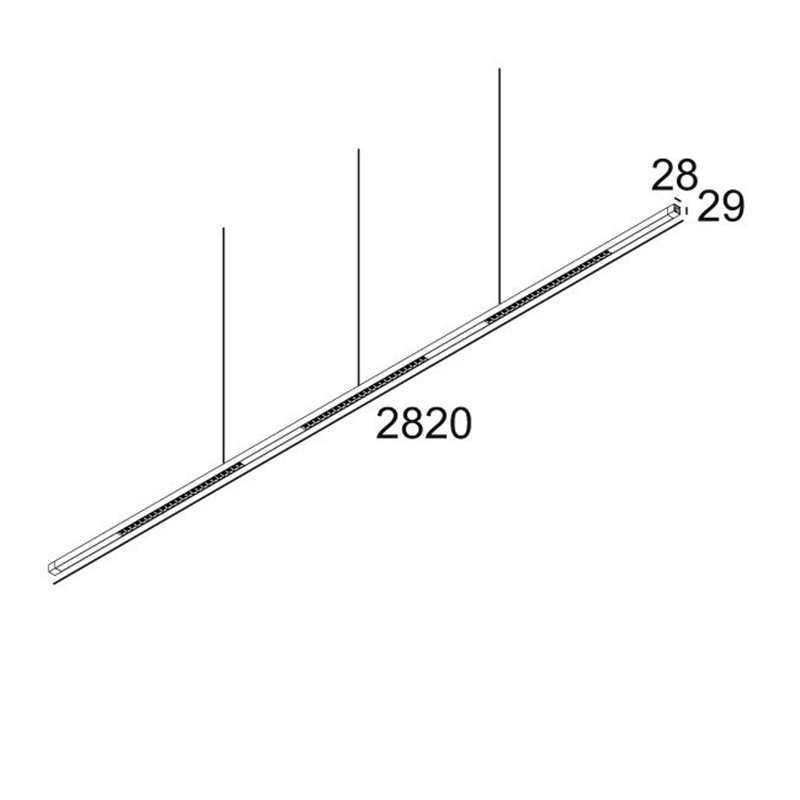 Delta Light INFORM SQ P282-6 DOWN Hanglamp