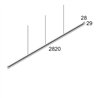 Delta Light INFORM SQ P282-10 DOWN Suspension lamp