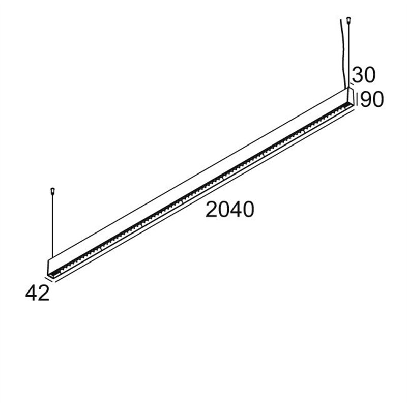 Delta Light CONFORM P20 DOWN-UP DIM4 Hanglamp