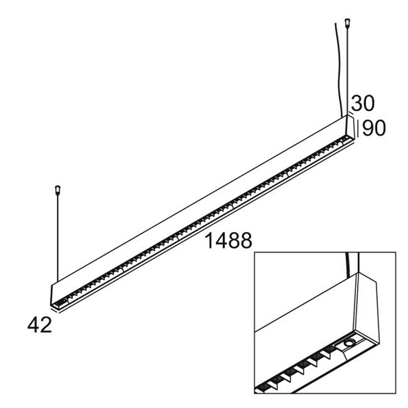 Delta Light CONFORM P14 PDS DOWN-UP Hanglamp
