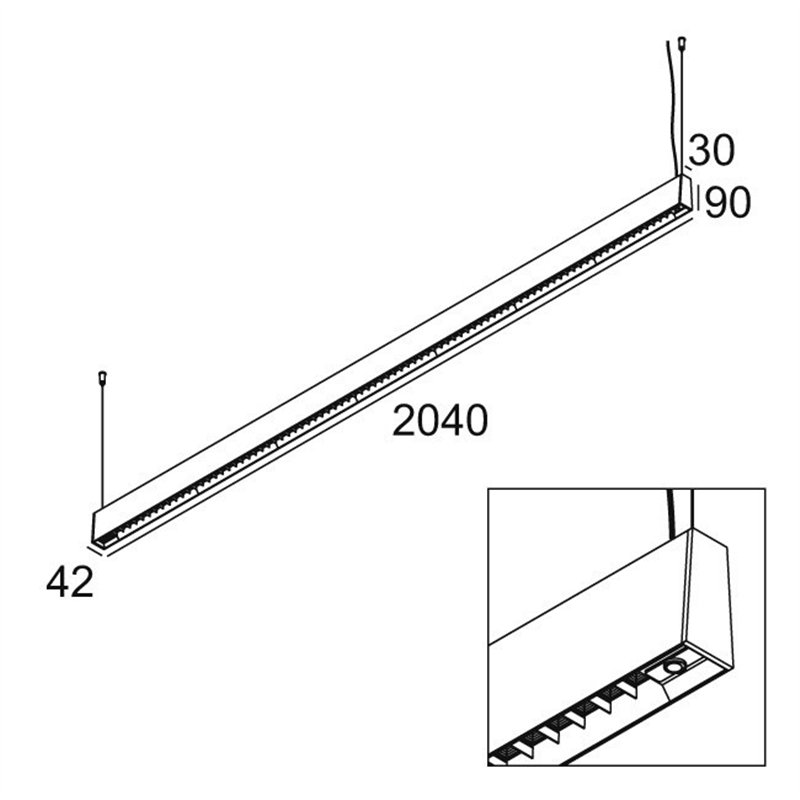 Delta Light CONFORM P20 PDS DOWN-UP Hanglamp