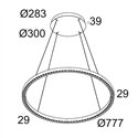 Delta Light INFORM R1+ CS DOWN-UP DIM5 Hanglamp