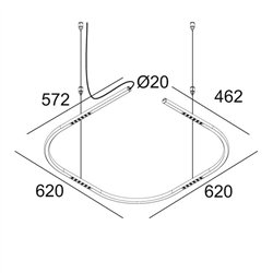Delta Light LASS-OH! 60110 Suspension lamp