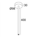 Delta Light MULTINOVA 55 ROD SUSPENSION 0,4m Hanglamp