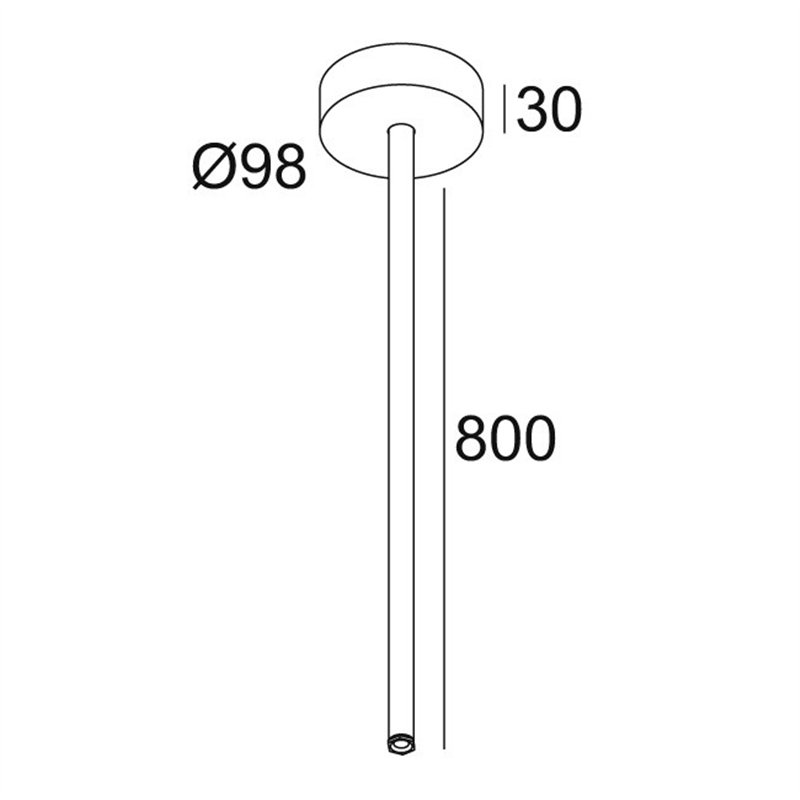 Delta Light MULTINOVA 55 ROD SUSPENSION 0,8m Hanglamp