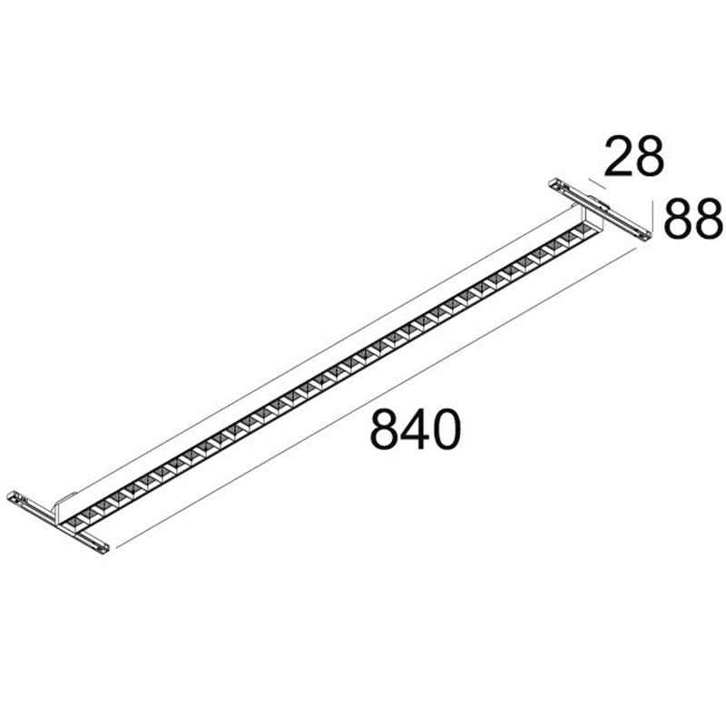 Delta Light SOLI - FORM 90 DOWN-UP MDL Trackverlichting