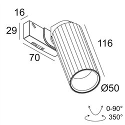 Delta Light SUPERLOOP-HEDRA MDL Suspension lamp