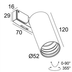 Delta Light SUPERLOOP-SPY 52 MDL Suspension lamp
