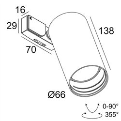 Delta Light SUPERLOOP-SPY 66 MDL Suspension lamp