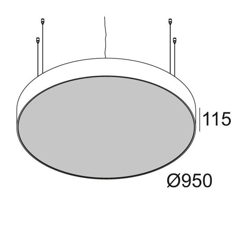 Delta Light SUPERNOVA LINE 95 DOWN-UP Hanglamp