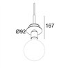 Delta Light TOUPE C E27 Suspension lamp