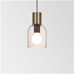 Delta Light MANTELLO GLASS L1523 E27 AMBER Suspension lamp