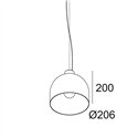 Delta Light MANTELLO L2020 E27 Hanglamp