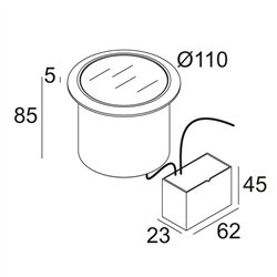 Delta Light LOGIC 90 R A Recessed spot