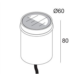Delta Light LOGIC 60 R MOON Recessed spot