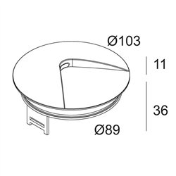 Delta Light LOGIC F1 Recessed spot