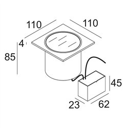 Delta Light LOGIC 90 S Recessed spot