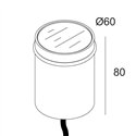 Delta Light LOGIC 60 R 24V Inbouwlamp