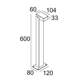 Delta Light TIMON 60 830 Floor lamp