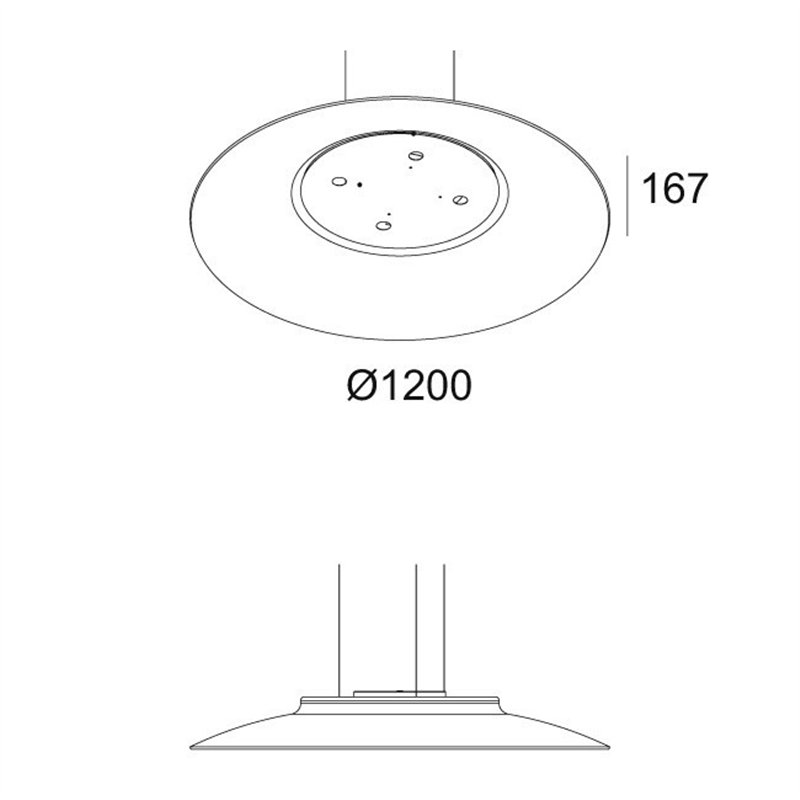 Delta Light ZOOVER 4CLIP 120 DIM5 Hanglamp
