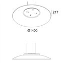 Delta Light ZOOVER 4CLIP 140 DIM5 Hanglamp