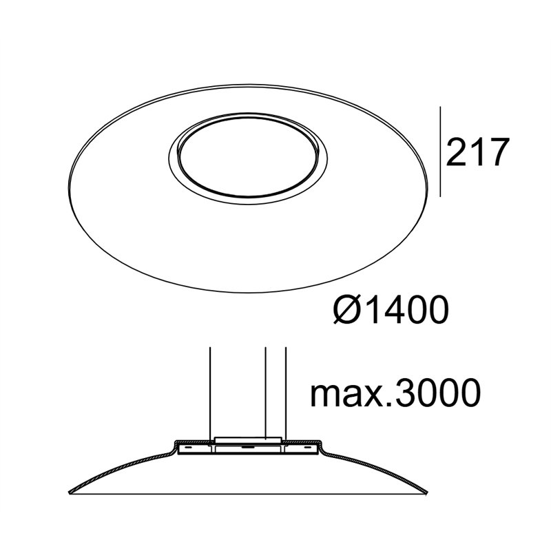 Delta Light ZOOVER 140 DOWN-UP Hanglamp