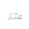 Delta Light SUPERLOOP SLIM IN 70 SBL Suspension lamp