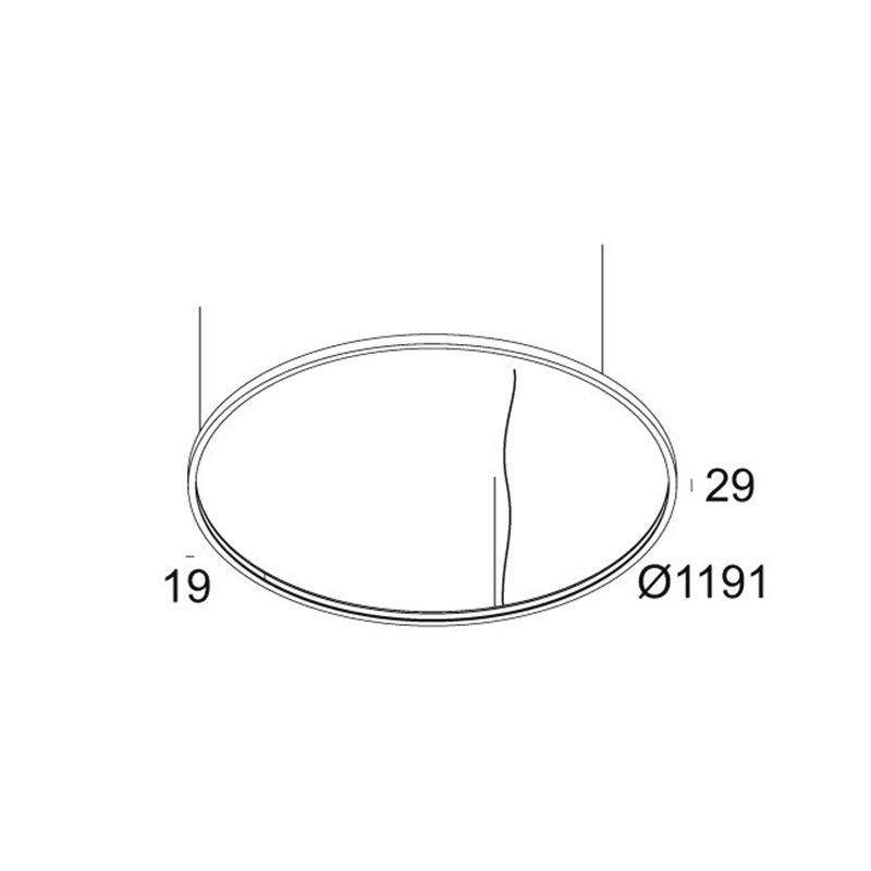 Delta Light SUPERLOOP SLIM IN 120 SBL Hanglamp